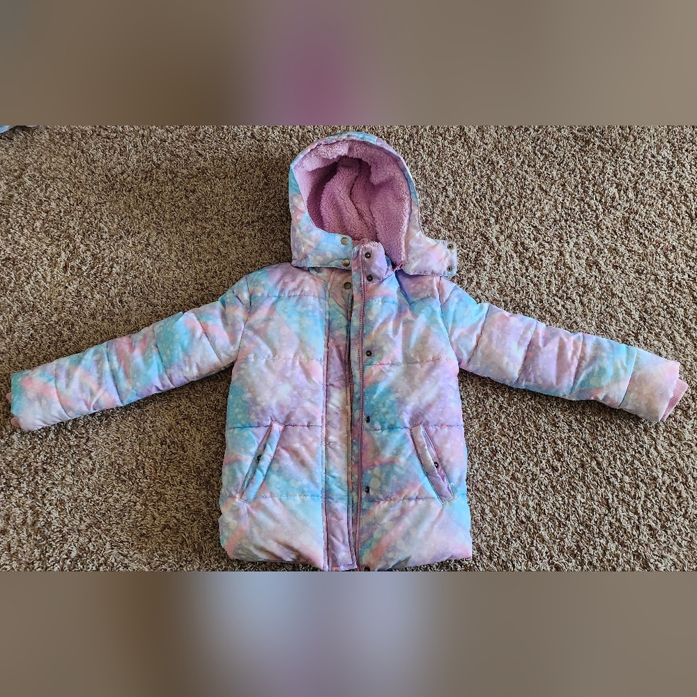 Falls Creek Girls Hooded Winter Coat 7/8
